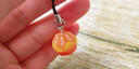 个性创意半剥橘子手机绳可爱学生包包钥匙扣情侣挂件闺蜜礼物链条 半剥橙色橘子+手机绳  1个装 实拍图