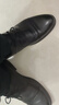 意尔康男鞋 皮鞋男牛皮商务正装男士皮鞋圆头低帮鞋子男英伦风德比鞋 黑色 42 实拍图