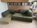 天悠折叠沙发床一体两用客厅全海绵卷包压缩布艺沙发小户型懒人沙发 颜色留言（真空压缩纸箱包装） 1.5米-双人位【靠背一体】 实拍图