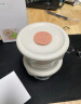 乐扣乐扣（LOCK&LOCK）婴儿耐热玻璃辅食盒宝宝儿童辅食碗可蒸煮冷冻保鲜盒150ML*2橘色 实拍图
