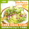一号农场一号农场开袋即食田园风情混合新鲜蔬菜沙拉包管理期轻食健身代餐 田园风情无酱汁 120g*3袋（开袋即食） 实拍图