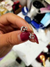 多想余银耳钉纯银999足银耳环耳饰银饰轻奢高级感养耳洞新款气质耳棒 心形纯银耳钉 实拍图