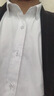 帝宾泽大码短袖衬衫男夏季纯色加肥加大胖子宽松正装商务通勤工装白衬衣 实拍图