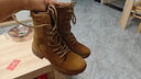 际华三五二五作战靴牛皮四季棕色高帮侧拉链登山鞋男耐磨超轻作训鞋登山鞋 棕色21作战鞋（高配版） 41 码/255（原厂正品 二双鞋垫） 实拍图