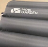 牧高笛（MOBIGARDEN）巨蟹充气床 户外露营充气垫加宽加厚防潮垫折叠气垫床 单人/岩石灰（不含充气泵） 实拍图