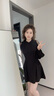 飞旺藤达全身落地镜子壁挂贴墙卧室玄关穿衣镜化妆镜铝合金简约北欧大镜子 经典黑50*160【摆挂两用】 高清成像 合金边框 实拍图