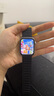 Apple/苹果 Watch SE 智能手表GPS+蜂窝款44毫米银色铝金属表壳丹宁色运动型表带S/M MXHX3CH/B 实拍图