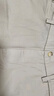 与狼共舞【易打理】锥形裤松紧腰头九分裤男士休闲裤 701卡其 50/M  实拍图