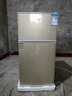 长城（GREAT WALL FRIDGE）家用迷你小冰箱小型冷冻冷藏保鲜宿舍出租房办公室节能省电双开门电冰箱 玫瑰金108L【一级能效 全国联保】 实拍图
