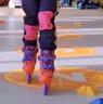 飞鹰轮滑鞋儿童女童男童初学溜冰鞋专业锁轮平花鞋滑轮鞋旱冰鞋滑冰鞋 实拍图