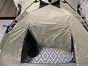 探险者帐篷天幕户外便携式折叠天幕帐篷野营加厚过夜露营装备全套 米黄银胶天幕+帐篷丨3-5人 实拍图