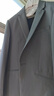 利郎官方西装套装男商务西服正装职业装新郎结婚礼服男士西服套装 绿灰（G4QXF821SA） 2XL 180/92A  裤子180/86A 实拍图