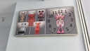 鹏创暴力熊现代轻奢餐厅装饰画电子挂钟背景墙壁画高档客厅时钟表挂画 实拍图