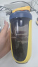 贝瑟斯摇摇杯运动健身水杯蛋白粉搅拌杯奶昔杯子代餐杯瑶瑶杯680ML黄色 实拍图