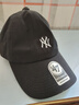 47美版棒球帽子棒球帽鸭舌帽遮阳防晒软顶NY/LA刺绣 47brand出品 黑色(小标NY刺绣) 实拍图