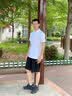 卡宾（CABBEEN）【棋盘格提花】宽松休闲短裤男2024夏新款潮牌运动五 煤黑色01 XL (180) 52 实拍图