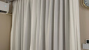 金蝉窗帘窗纱幻影纱透光不透人白纱不易勾丝成品挂钩式纱帘 白色 宽180*240高 挂钩一片 实拍图