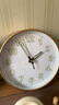 挂钟客厅钟表简约北欧时尚家用时钟挂表现代创意个性石英钟新款 经典玫瑰金 8英寸 直径20厘米（偏小） 实拍图