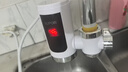 苏泊尔(SUPOR)电热水龙头免安装速热家用即热式加热接驳式厨宝小型热水器冷热两用家用热得快过水热 白色 实拍图