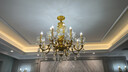奥施洛欧式全铜水晶吊灯简欧客厅大气奢华别墅大吊灯法式轻奢高档灯饰 12头 实拍图