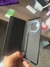 京工智造严选【智能视窗丨免翻盖接听】适用华为matex5手机壳新款x5折叠屏典藏版真皮翻盖保护套超薄全包款防摔 x5/x3通用丨升级款丨隐形镜头支架丨青色 智能视窗丨全包翻盖防护 实拍图