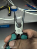 绿林（GREENER）尖嘴钳电工钳6寸家用钳子省力工业级多功能钢丝钳大师系列剪线钳 实拍图