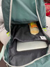 回力户外旅行包男轻便旅游登山包多功能可折叠双肩背包女防水皮肤包 灰绿【可折叠 面料升级款】 实拍图