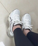 亚瑟士ASICS跑步鞋网面舒适跑鞋女鞋缓震透气运动鞋 GEL-FLUX 4 白色/银色 39.5 实拍图