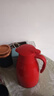 欣美雅家用保温壶大容量保温水壶户外玻璃内胆热水瓶暖水壶保温瓶开水壶 红色 2L /1.6L/1.3L/1L【多容量】 1000毫升 实拍图