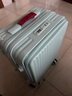 翰采大容量行李箱可上飞机前开盖登机箱小型密码箱旅行箱拉杆箱皮箱 双隔离侧开口【顺丰上门/闪送】薄荷绿 20英寸 【可登机】较小日常不推荐 实拍图