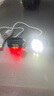 摩托车飞机灯爆闪灯领航灯慢闪改装通用闪烁灯网红机车不接线无线 七彩爆闪灯【2个装】 实拍图