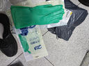 巧姨橡胶手套劳保工作耐磨耐用胶皮防水洗衣服洗碗女厨房家用 绿色特厚3双 M(中码) 实拍图