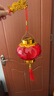 宫薰春节节灯笼儿童马年花灯手提灯笼小宫灯发光水晶新年红灯笼15cm 实拍图
