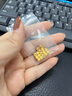 金小貅黄金方糖转运珠999足金散珠手链简约时尚DIY隔珠笑脸项链女送礼物 1.7g,4mm方珠约17颗【多退少补】 实拍图