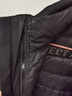 罗蒙（ROMON）鹅绒羽绒服男中长款加厚保暖可拆连帽冬季外套男Q26黑色180 实拍图