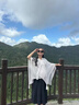 津炳胜披肩围巾复古旗袍披肩民族风度假针织开衫防晒薄款小披肩外搭蕾丝 【白色流苏镂空款】旗袍蕾丝披肩 （文艺复古 大方舒适） 实拍图