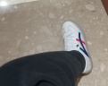 ZHR夏季小白鞋女真牛皮百搭网洞鞋女透气女鞋轻便休闲 A67E 白蓝 37 实拍图