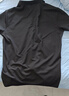 布先生T恤休闲经典polo男士亲肤纯棉翻领纯色短袖打底衣服 黑色 XL (180) 实拍图