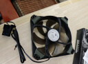 爱国者（aigo） 极光Z12白色正叶 ARGB 5v3针主板同步  电脑机箱风扇12CM/PWM温控调节/降噪防震脚垫 实拍图