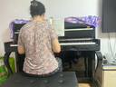 西德尔（Siddle）立式钢琴专业考级电钢琴自学88键全配重锤智能数码儿童机构推荐款 官方高配带轮烤漆黑X-85【A款】 实拍图