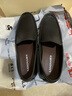 康奈男士皮鞋日常百搭舒适套脚懒人乐福鞋商务休闲鞋牛皮轻质黑色43 实拍图