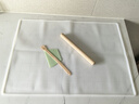 Galuin日本进口硅胶揉面垫食品加厚烘焙垫面板家用和面板硅胶擀面垫案板 透明色70x50cm（进口硅胶） 实拍图
