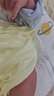 妈妈果（org.mama）婴儿尿布纯棉可水洗新生儿尿片介子布柔软透气全棉布料宝宝尿戒子 黄色- 10条装 46*50cm大尺寸 实拍图