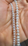 六福珠宝 18K金mipearl系列淡水珍珠项链 总重约8.94克-玫瑰金色 实拍图