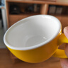 器物集 加厚拉花咖啡杯套装欧式300ml陶瓷美式拿铁杯意式浓缩卡布奇诺杯 哑光黄300ML咖啡杯碟 实拍图