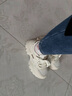 斯凯奇（Skechers）女鞋厚底增高老爹鞋百搭休闲鞋耐磨透气运动鞋女 WTRG白/金 39.5 实拍图