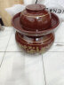 优汇万家 泡菜坛子陶瓷四川土陶腌菜家用传统老式 装水容量16斤 实拍图