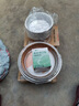 特美居（temeiju）空气炸锅专用纸盘食品级食物用油纸烤箱纸烘焙纸硅油纸托50只 实拍图