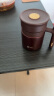 茶马仕保温杯紫砂内胆泡茶杯带把手男士水杯父亲节送爸爸生日礼物杯子 实拍图