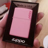 ZIPPO打火机之宝防风煤油 粉红哑漆商标 生日礼物男送老公 单机 实拍图